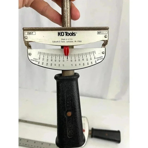 VTG K-D Tools Manual Torque Wrench K-D No. 2956 2957 LOT of 2 - Picture 7 of 9